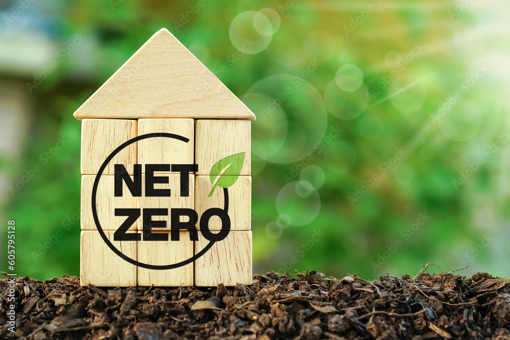 CO2 emission concept. Green industries business concept