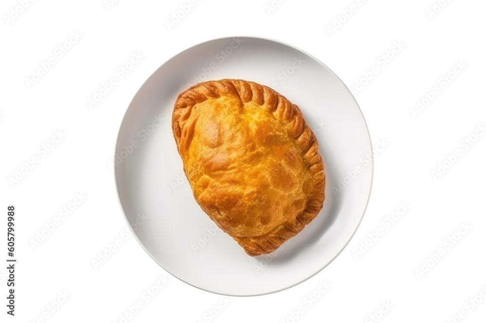 Jamaican Patty Jamaican Cuisine. Isolated On Transparent Background, Png. Generative AI Jamaican Patty Jamaican Cuisine. Isolated On Transparent Background, Png. Generative AI