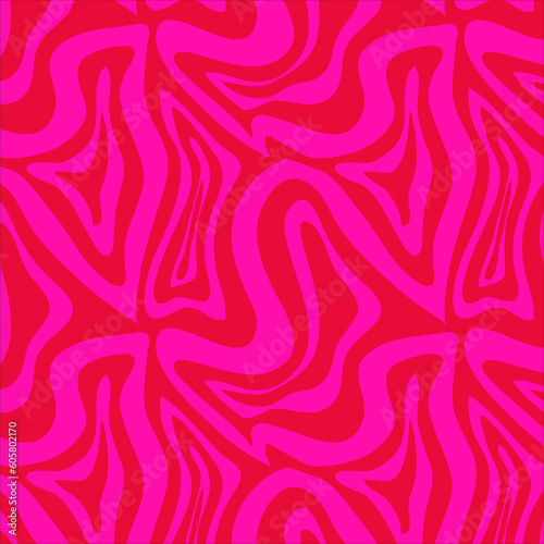 Seamless Swirl Pattern Design. Abstract Flowing Waves Vector Background