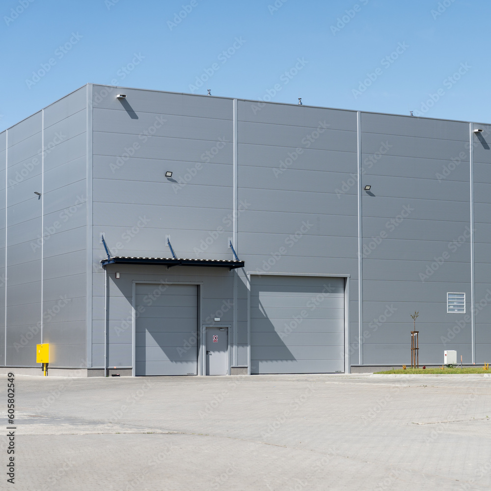 Industrial Hall - modular construction - gate Industrial Hall - modular construction - gate