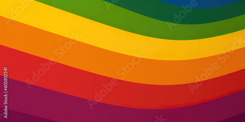 Colors of Pride: Honoring Diversity with the LGBTQ+ Flag's Vibrancy. Generated AI