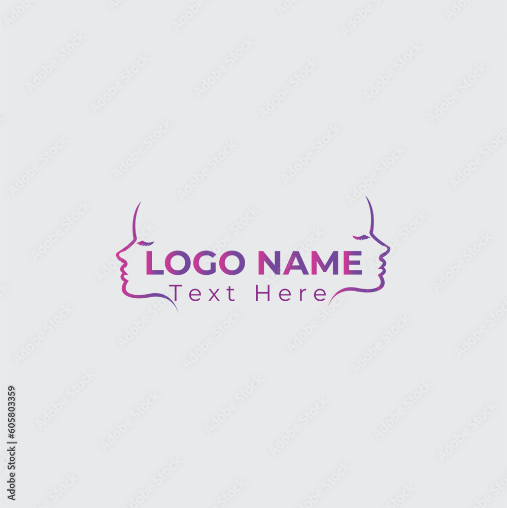 creative Woman beauty logo. Hair Salon Logo. Cosmetic salon logo design. creative Woman beauty logo. Hair Salon Logo. Cosmetic salon logo design.