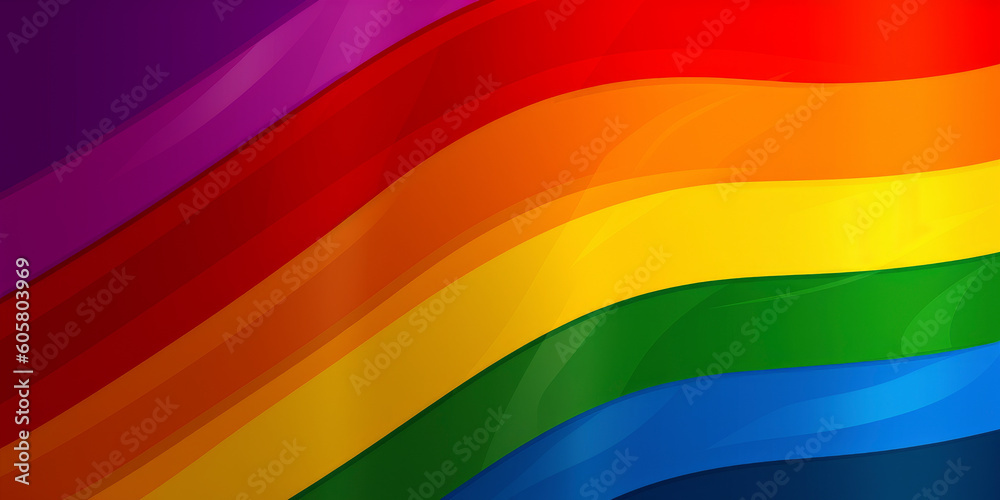 Vibrant Pride: Celebrating Diversity with the LGBTQ+ Flag. Generated AI Vibrant Pride: Celebrating Diversity with the LGBTQ+ Flag. Generated AI