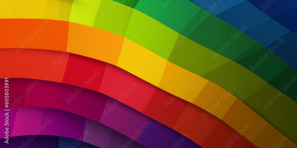 Vibrant Pride: Celebrating Diversity with the LGBTQ+ Flag. Generated AI Vibrant Pride: Celebrating Diversity with the LGBTQ+ Flag. Generated AI