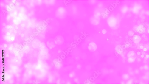 beautiful reflecting pink or rose bright bokeh background - abstract 3D illustration