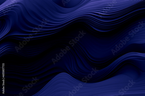 Blue abstract background , geometrical Generative AI