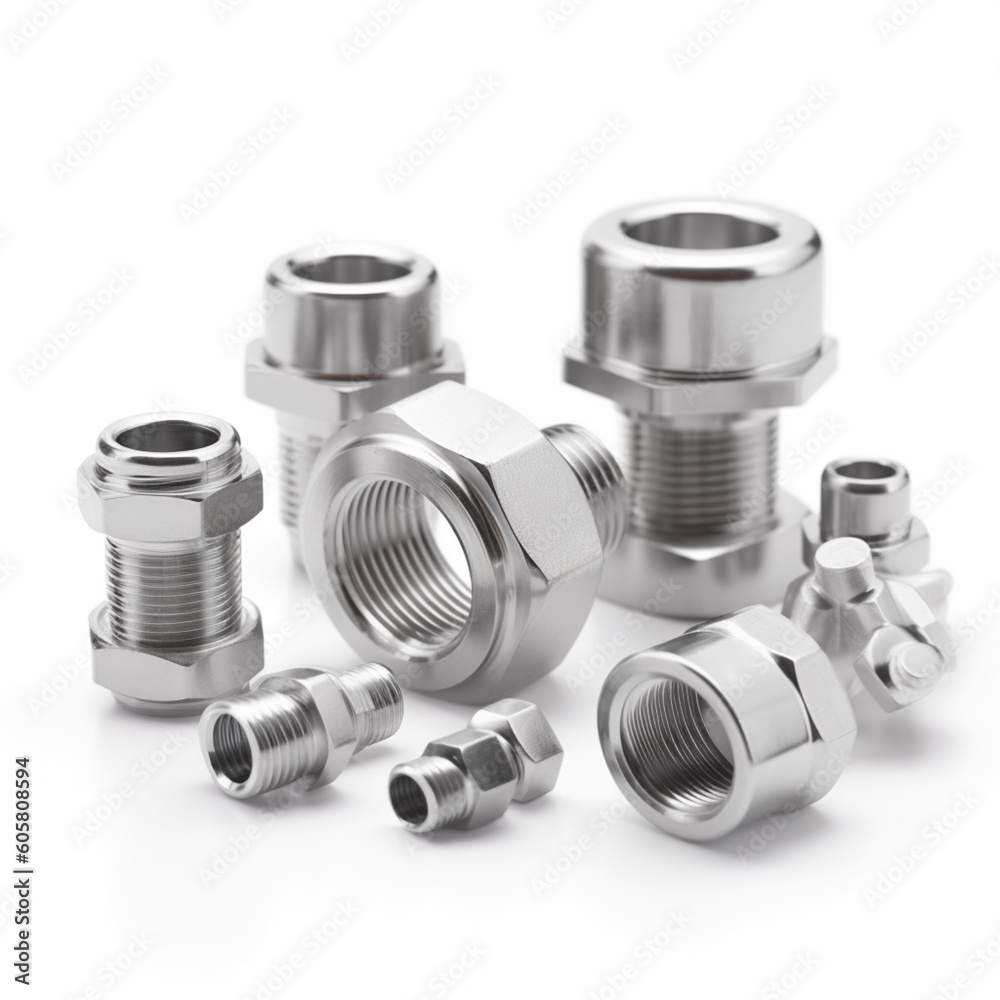 The water pipe connector manufacturing concept created with ai technology The water pipe connector manufacturing concept created with ai technology
