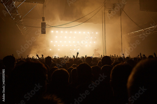 Photography people dancing at an electronic music concert