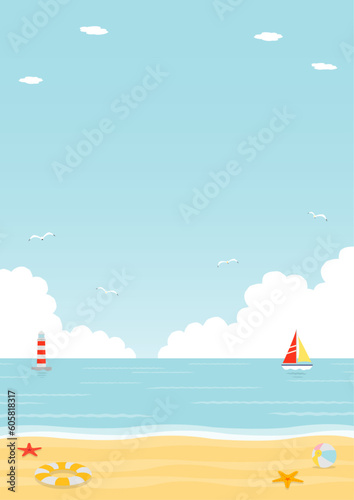 海の背景イラスト_7_縦
