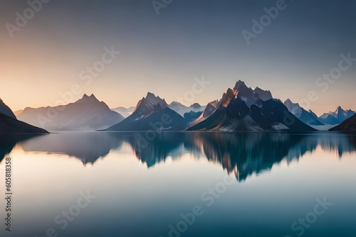A panoramic view of a mountain range, with layers of peaks disappearing into the distance © Being Imaginative