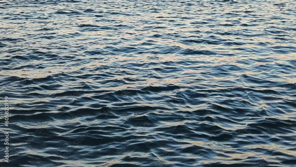 Surface of the sea in the evening light Surface of the sea in the evening light