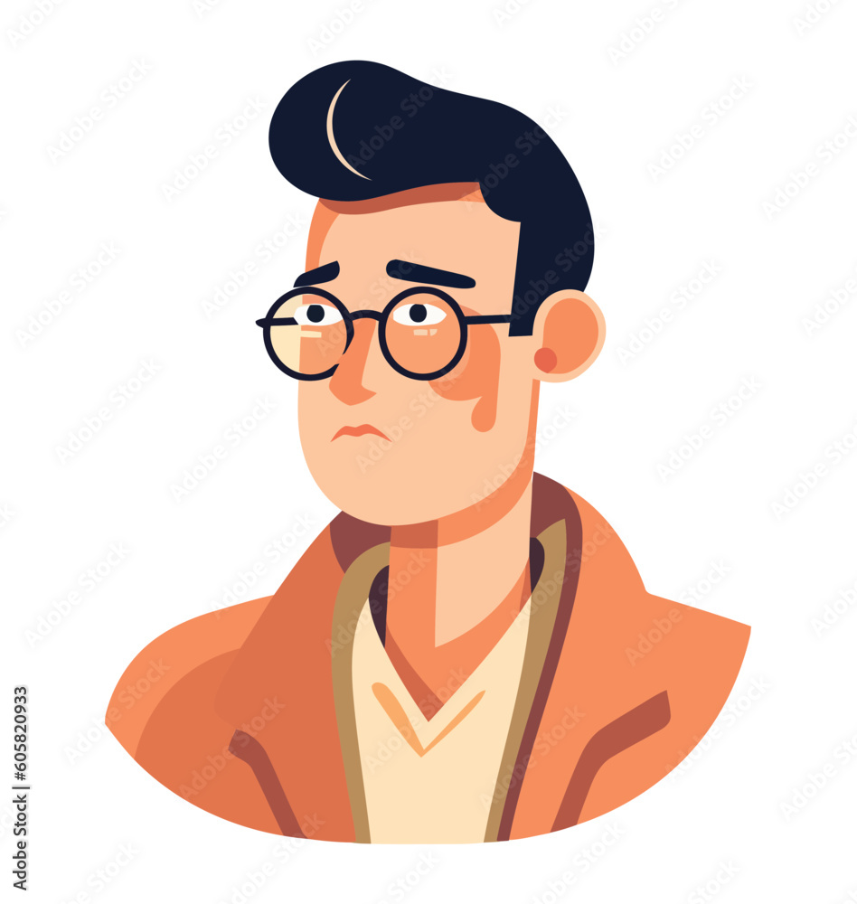 Successful businessman in suit with eyeglasses Successful businessman in suit with eyeglasses