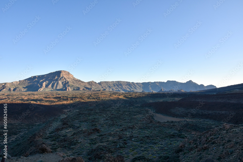 Scenic view of landscape in Teide National Park