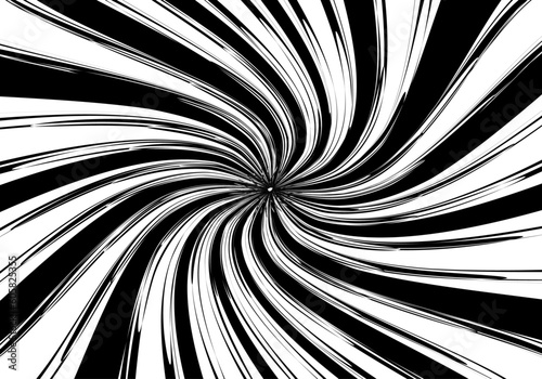 Fondo en espiral blanca y negra