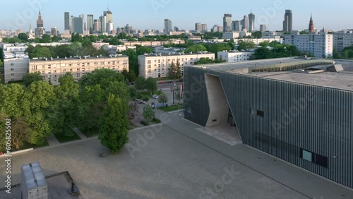 Museum of the History of Polish Jews 'Polin' from above photo