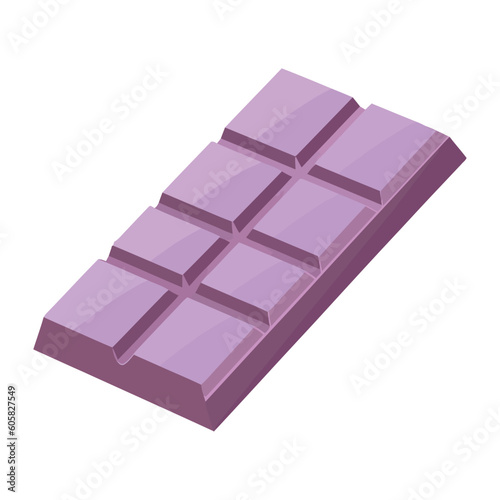 Sweet chocolate dessert packet, gourmet candy