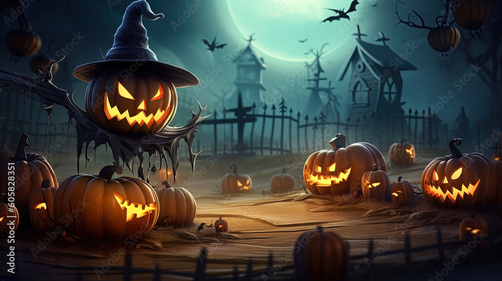 Halloween celebration background