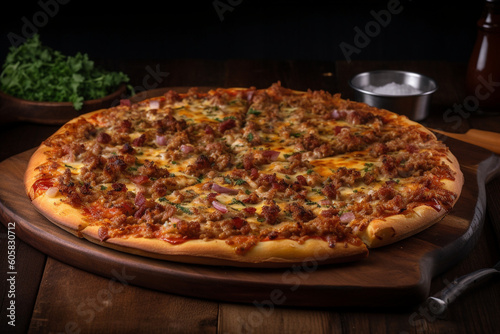 Meat lover pizza generative AI