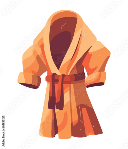 yellow luxury bathrobe elegant accessory