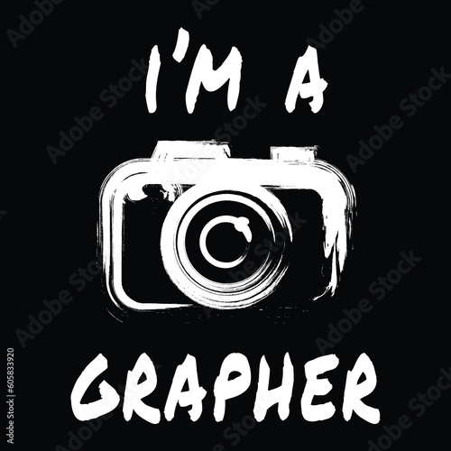 i am a photographer icon vector