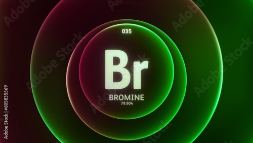 фотографія Bromine as Element 35 of the Periodic Table