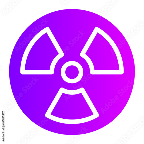 radioactive gradient icon