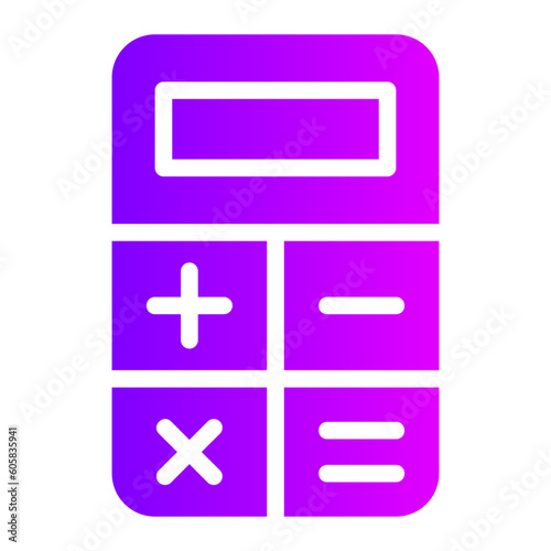 calculator gradient icon