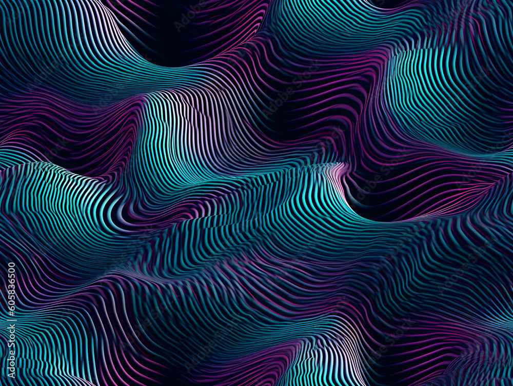 custom made wallpaper toronto digitalRealistic psychic waves illustration seamless wallpaper design created with Generative AI technology