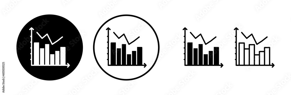 Growing graph Icon vector. Chart icon. Graph Icon Growing graph Icon vector. Chart icon. Graph Icon