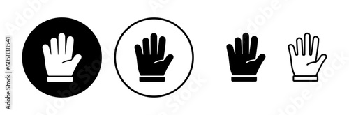 Hand icon vector. hand symbols. palm