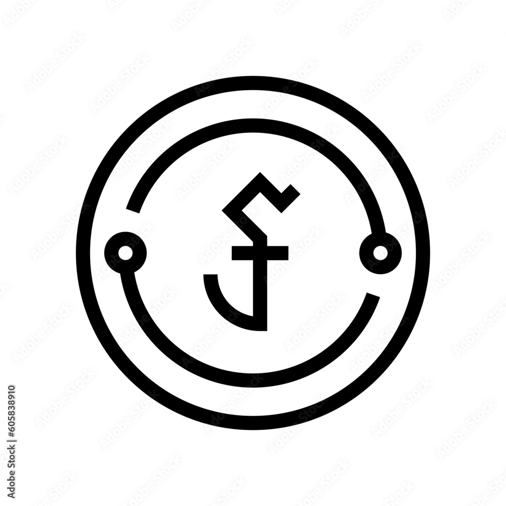 riel line icon