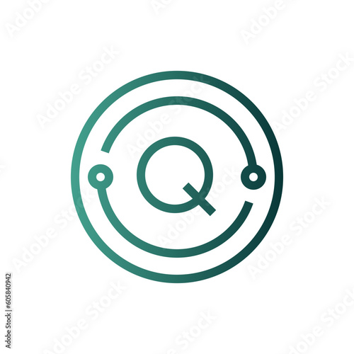 quetzal gradient icon