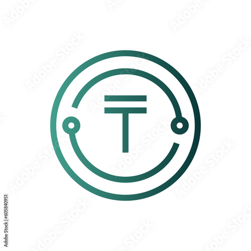 tenge gradient icon