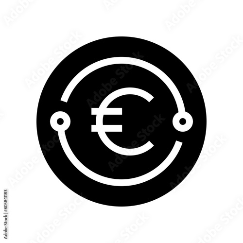 euro glyph icon