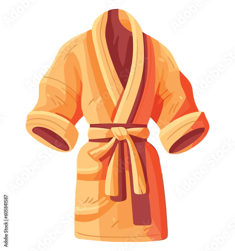 elegant and luxury bathrobe accessory