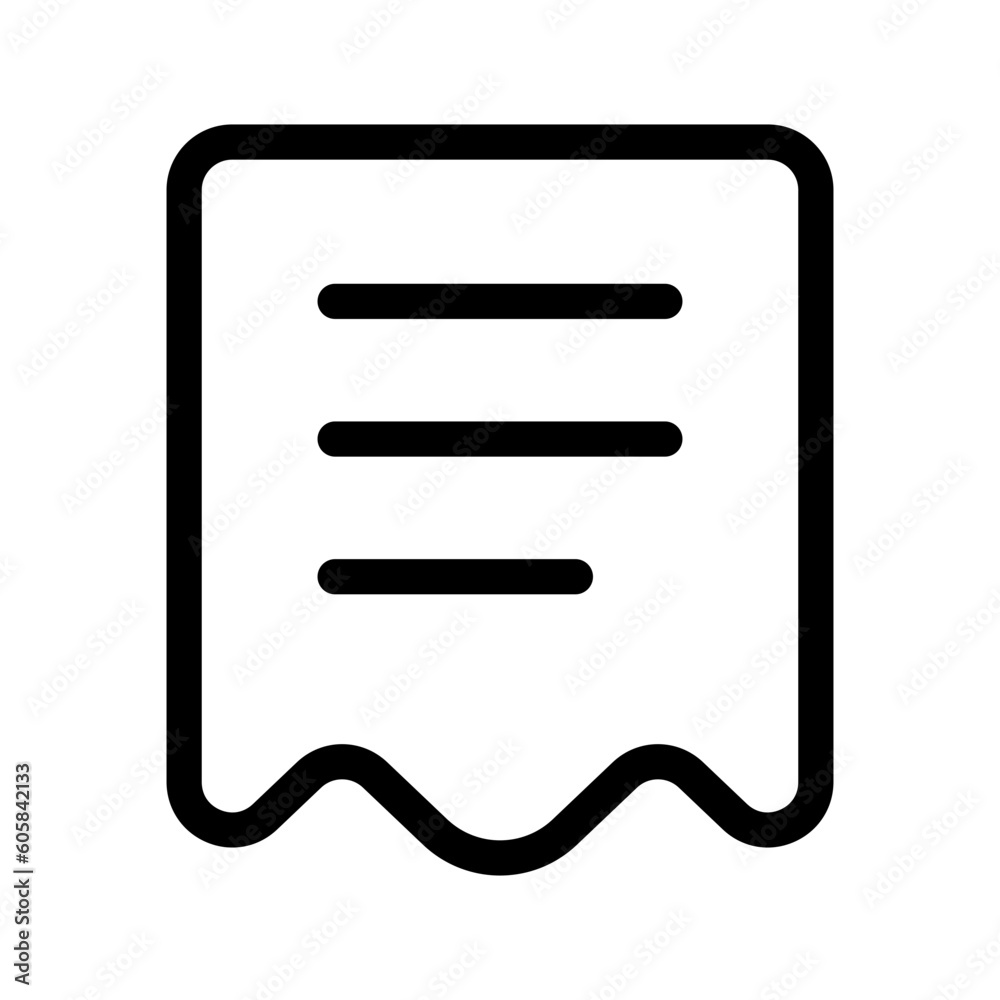 Invoice Icon Vector Symbol Design Illustration Invoice Icon Vector Symbol Design Illustration