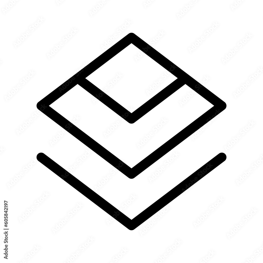 Layer Icon Vector Symbol Design Illustration Layer Icon Vector Symbol Design Illustration