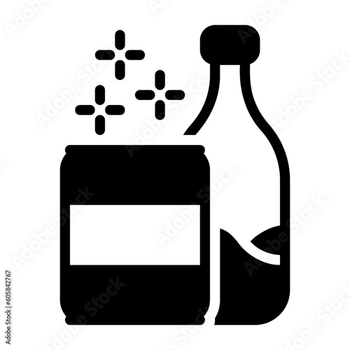 beverages black glyph icon