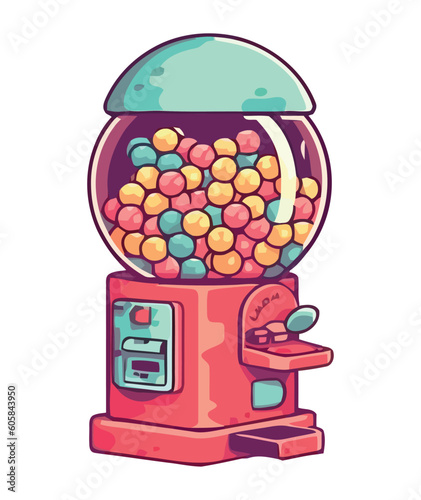 candies dispenser machine fair icon
