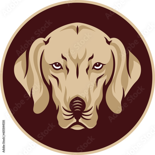 Bed Bug Dog (a Bed Bug Shaped like the nose of the Labrador Dog) Inspection Service Logo Design