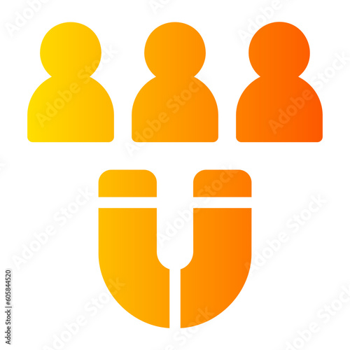 attract gradient icon