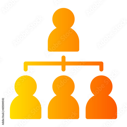 hierarchy gradient icon