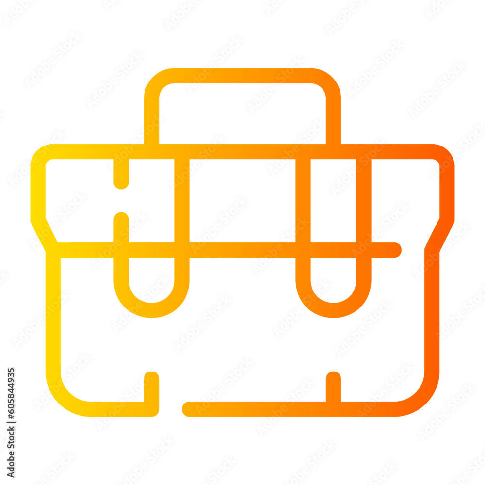 briefcase gradient icon briefcase gradient icon