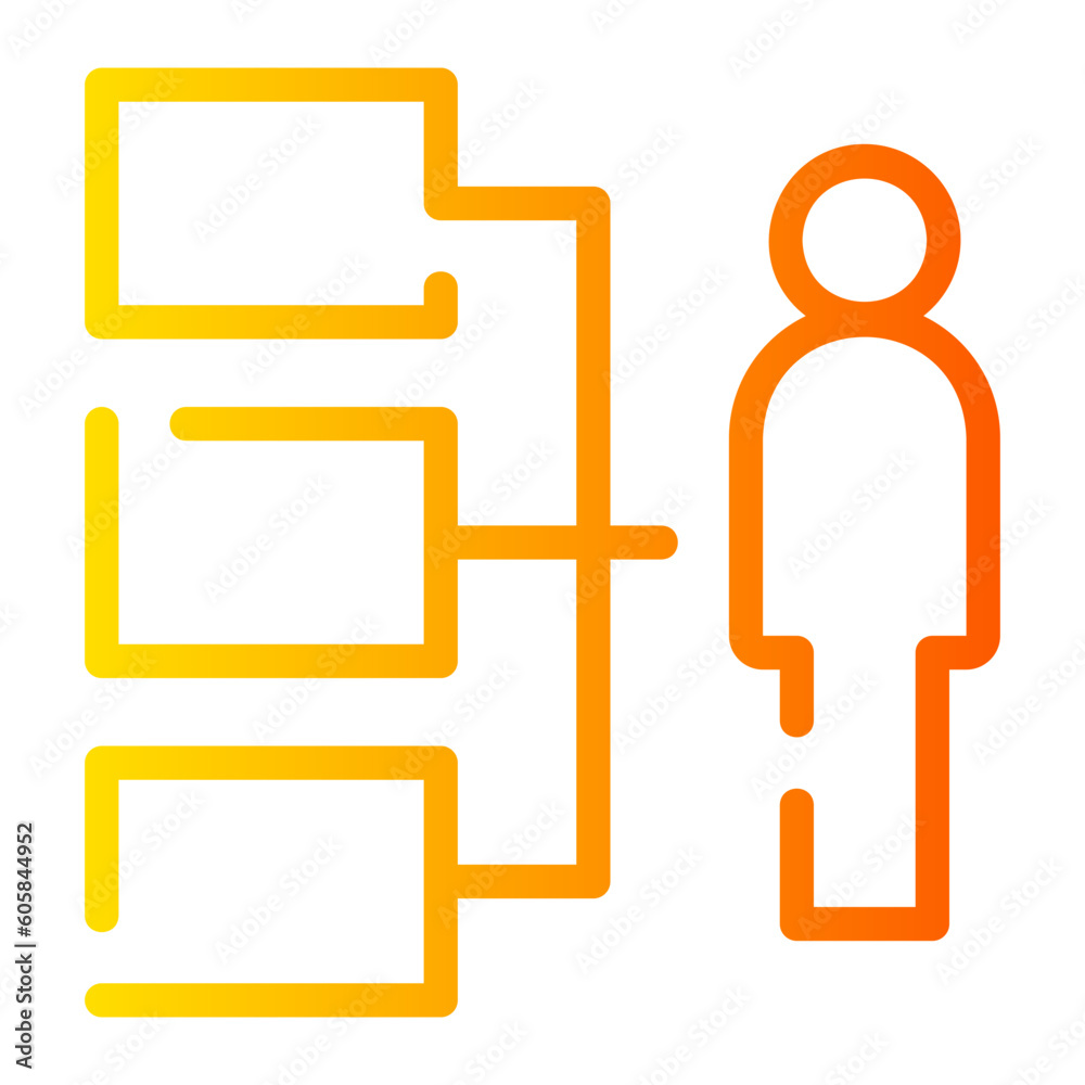 qualifications gradient icon