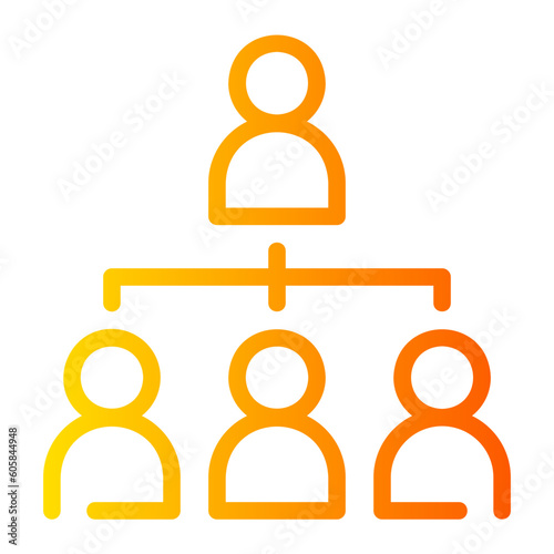 hierarchy gradient icon