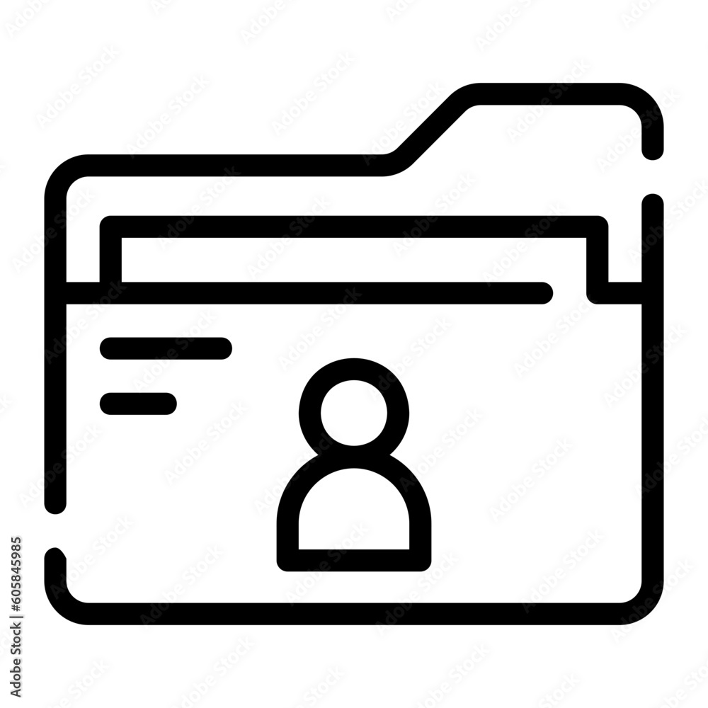 folder line icon folder line icon
