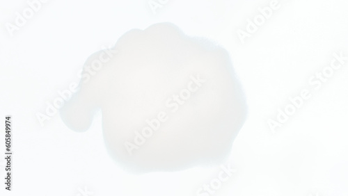 white foam isolated