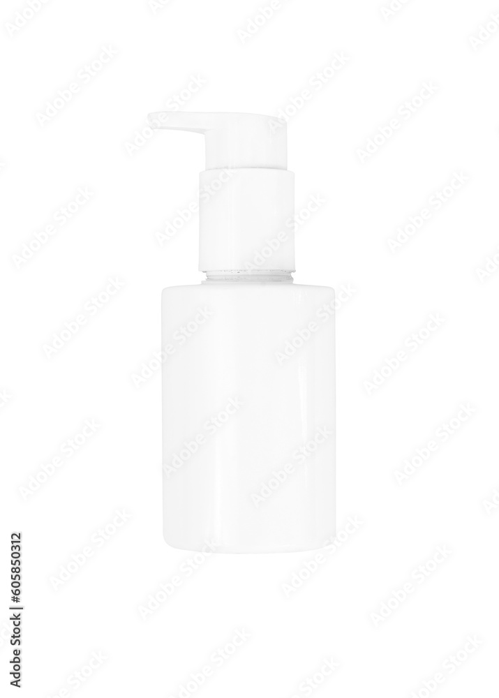 white cosmetic container with pump. beauty care bottle mockups white cosmetic container with pump. beauty care bottle mockups