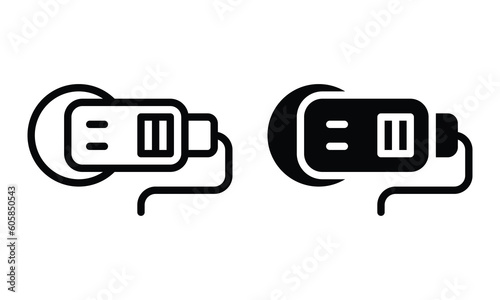 Angle grinder icon with outline and glyph style.
