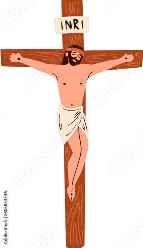 Crucifixion of Jesus Illustration